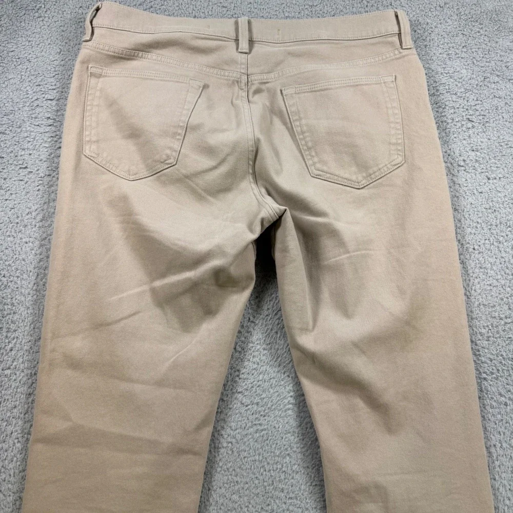 Banana Republic Slim Fit Khaki Pants‎ Mens 34x30 Tan Cotton Stretch Chinos